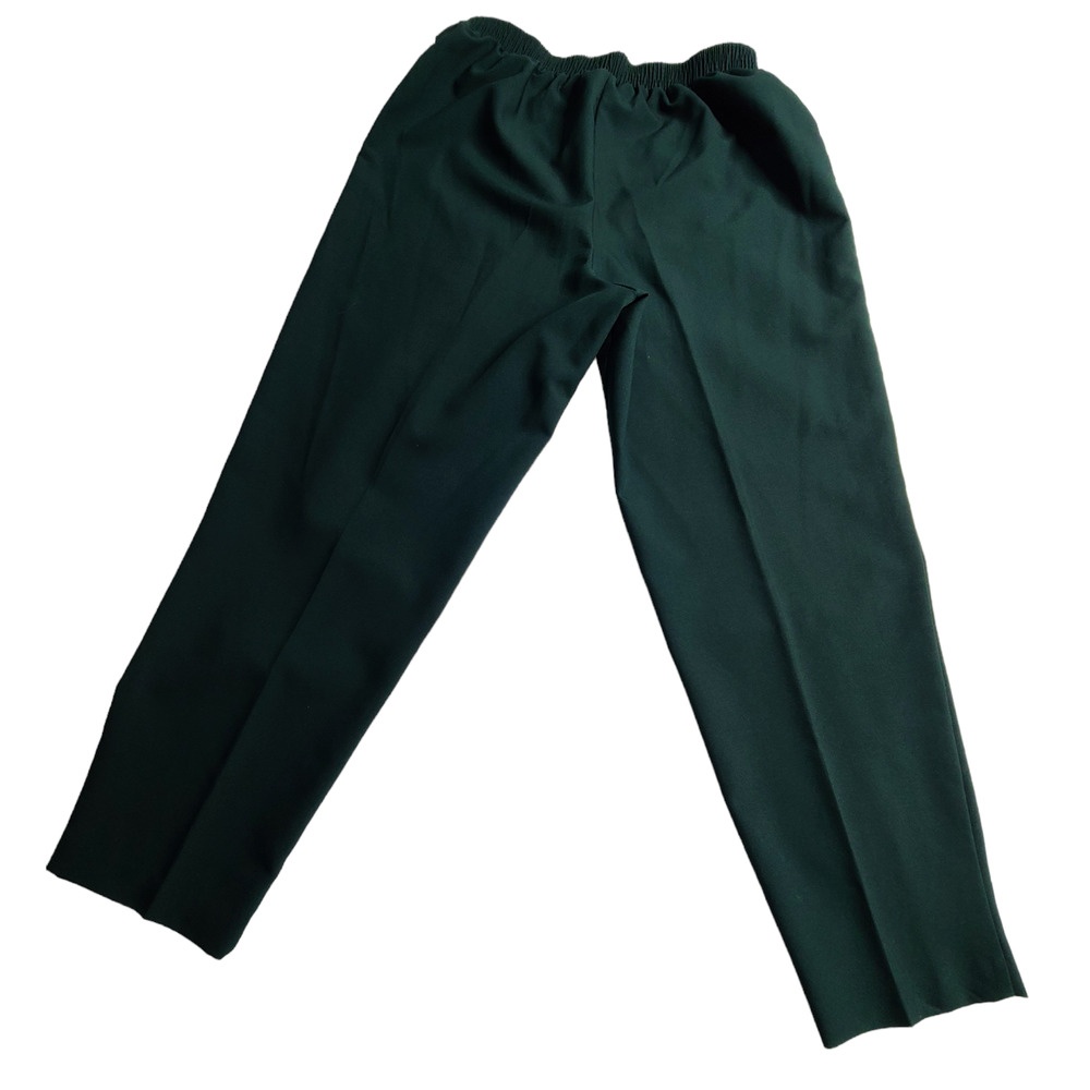 Vintage Winter Green High Waist Tapered Leg Carrot Pants Women's L - XL 2212